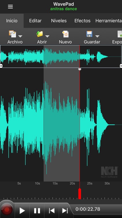 WavePad, editor de audio