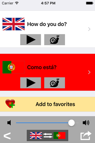 Portuguese Travel Phrasebook screenshot 3