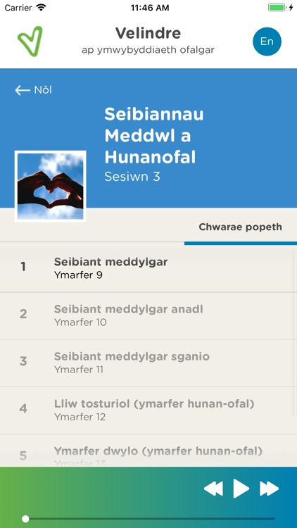 Velindre Mindfulness App screenshot-3