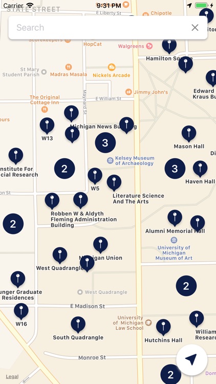 UMich Campus Maps