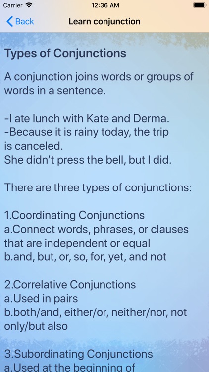 English Grammar: Conjunctions