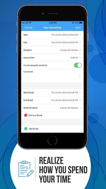 Hours Tracker: Time Calculator