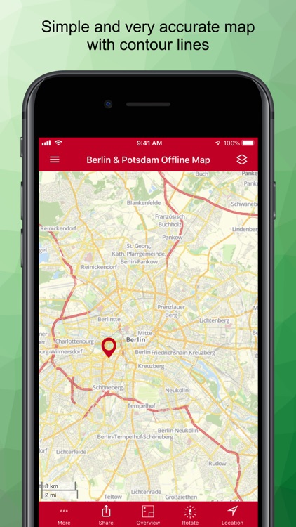 Berlin & Potsdam Offline Map