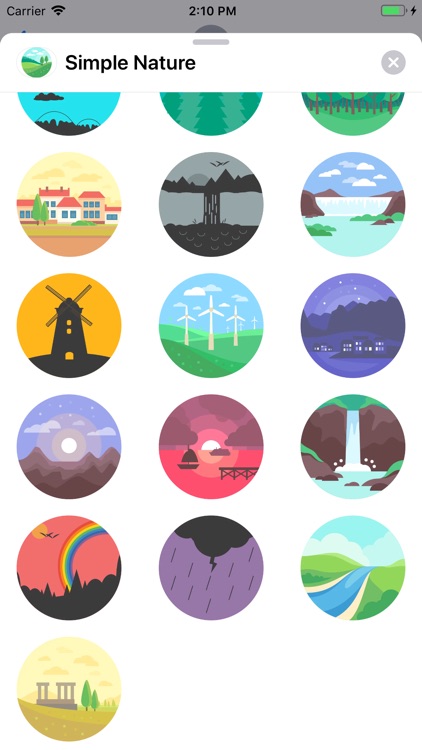 Simple Nature Sticker Pack