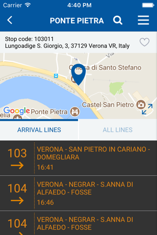 Info Bus Verona screenshot 2