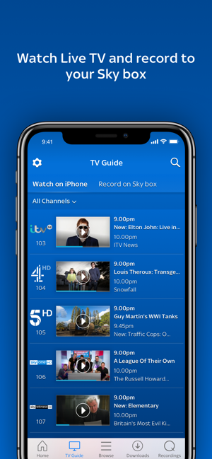 FILM DA SKY ON DEMAND SU IPAD SCARICA