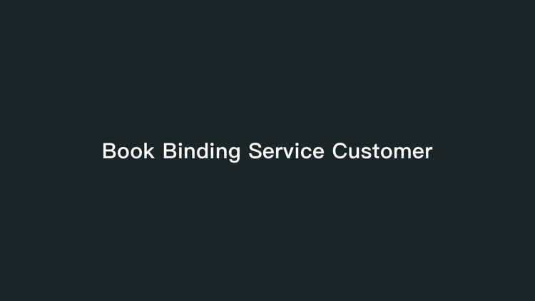 Book Binding Service Customer