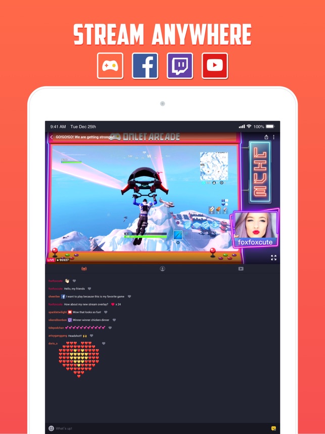 Omlet Arcade Livestream Games On The App Store - roblox live stream playing various games with viewers