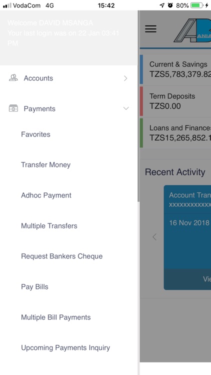 AZANIA INTERNET BANKING APP screenshot-4