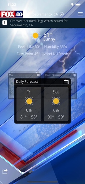 FOX 40 Sacramento Weather(圖1)-速報App