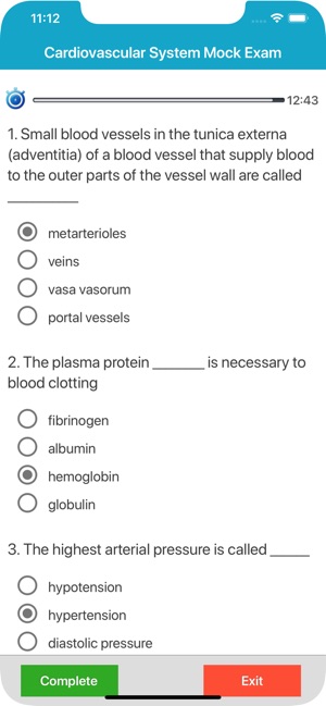 Cardiovascular System Quizzes(圖4)-速報App