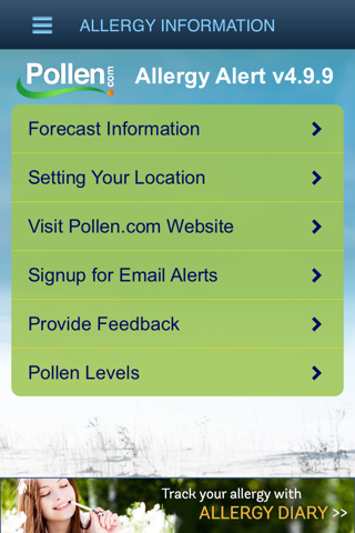 Pollen.com's Allergy Alert screenshot 4