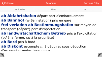 Wörterbuch Wirtschaft DE-FR screenshot 4