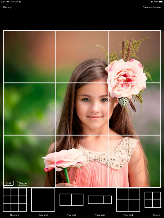 Screenshot #5 pour Nine grid clipping picture