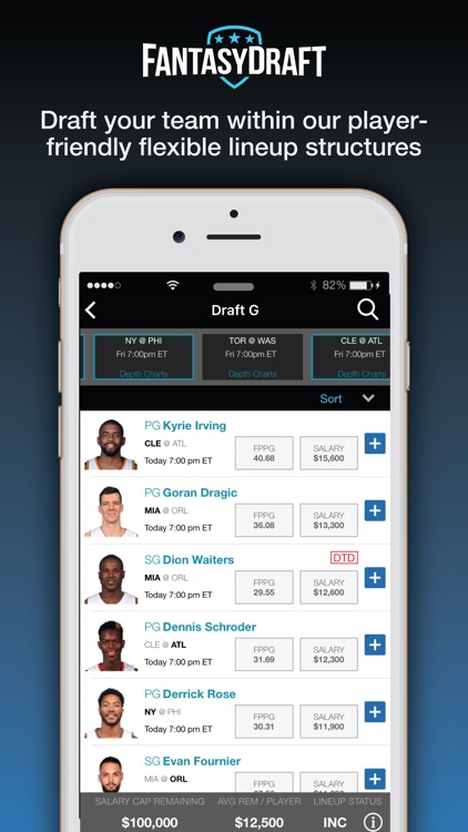 FantasyDraft: Fantasy Sports