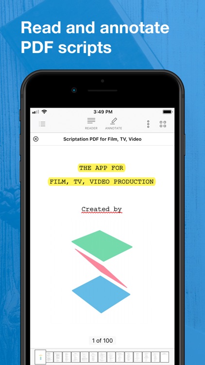 Scriptation: PDF for Film & TV screenshot-0