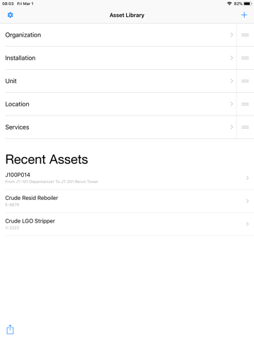 CORE Inspection App - náhled