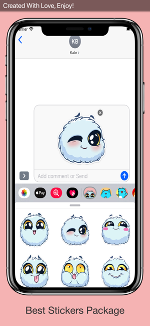 Fluffy Stickers Pack(圖2)-速報App