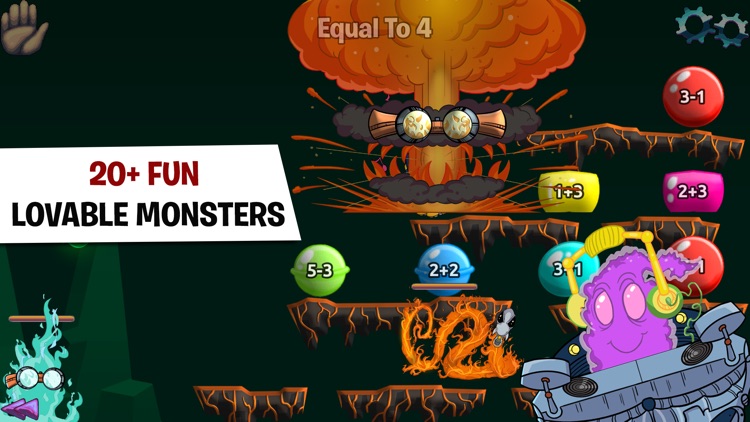 Monster Math For Kids - Games screenshot-3