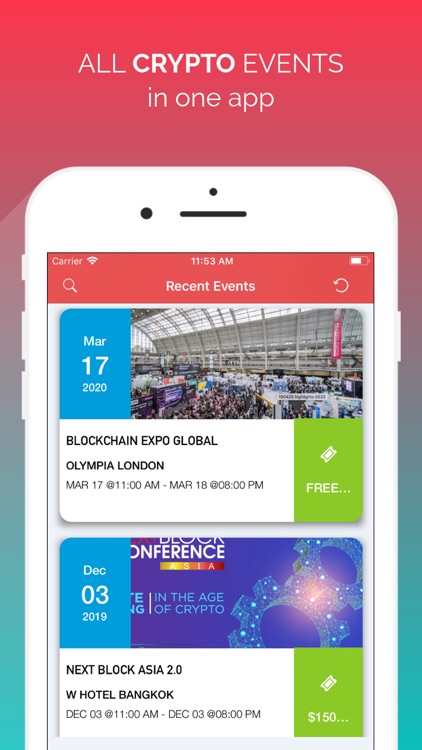 BitEvents: Find Crypto Events