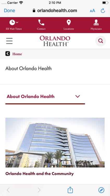 Orlando Health Experience