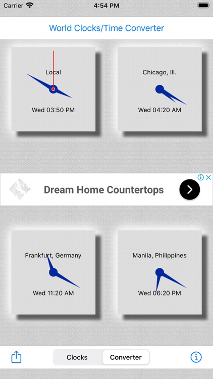 World Clocks / Time Converter screenshot-4
