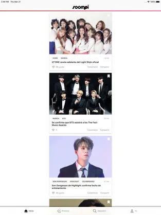 Captura 1 Soompi – K-Pop & K-Drama News iphone
