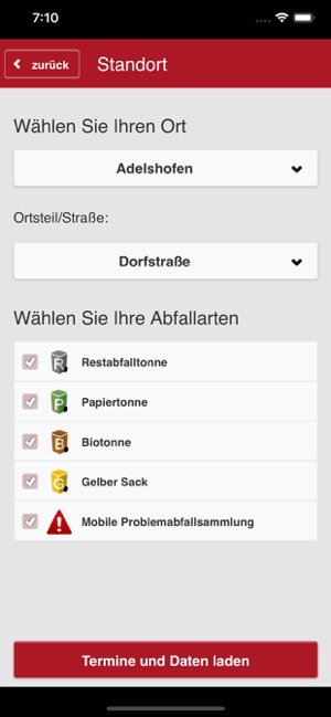 Landkreis Ansbach Abfall-App(圖2)-速報App