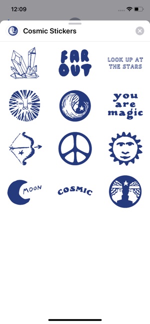 Cosmic Stickers