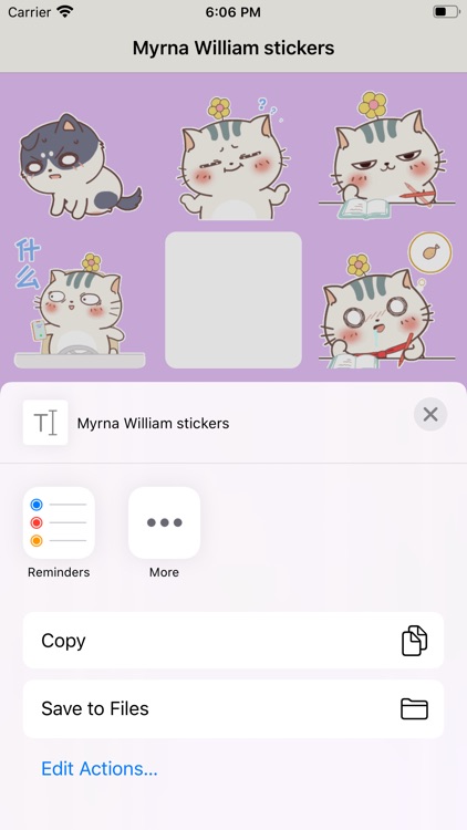 Myrna William stickers screenshot-3