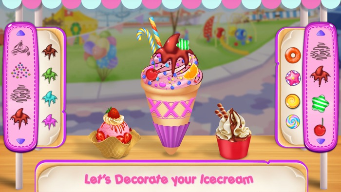 Ice Cream Cupcake Waffle Cone