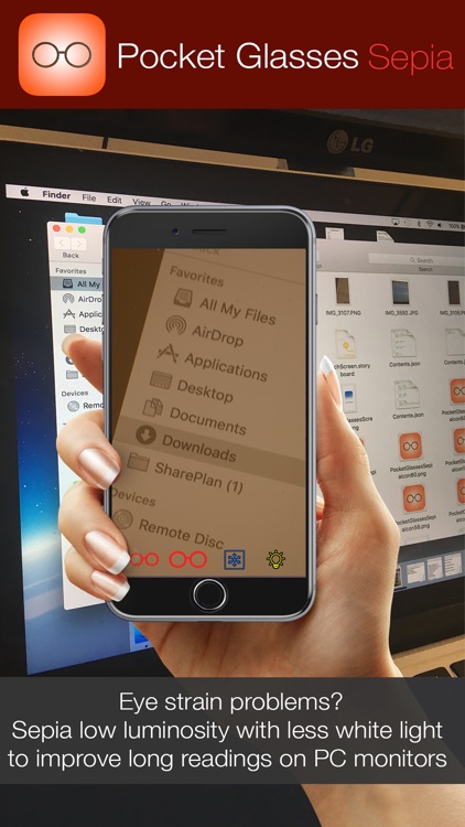 Pocket Glasses Sepia: Old Book screenshot-4