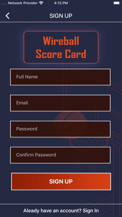 Wireball Score Card