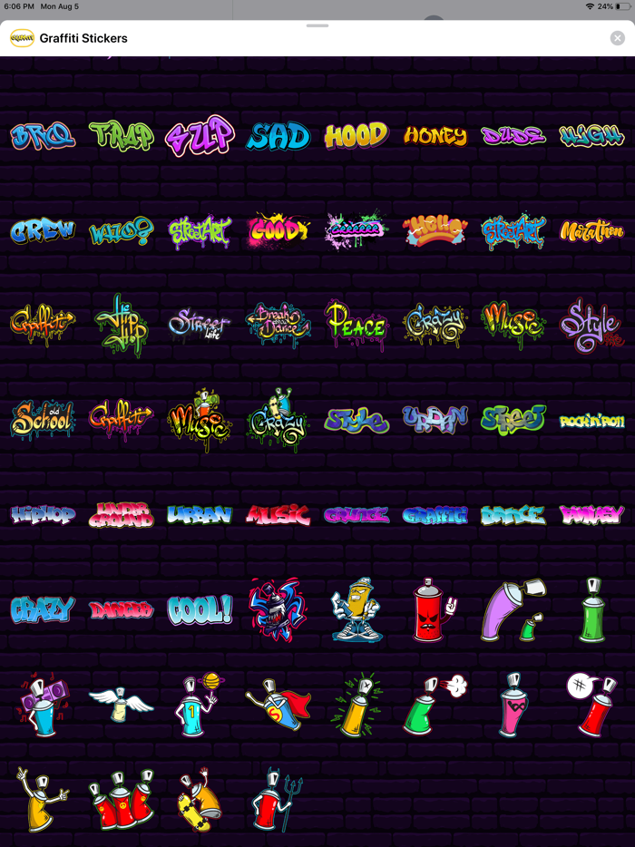 Graffiti Stickers for iMessage