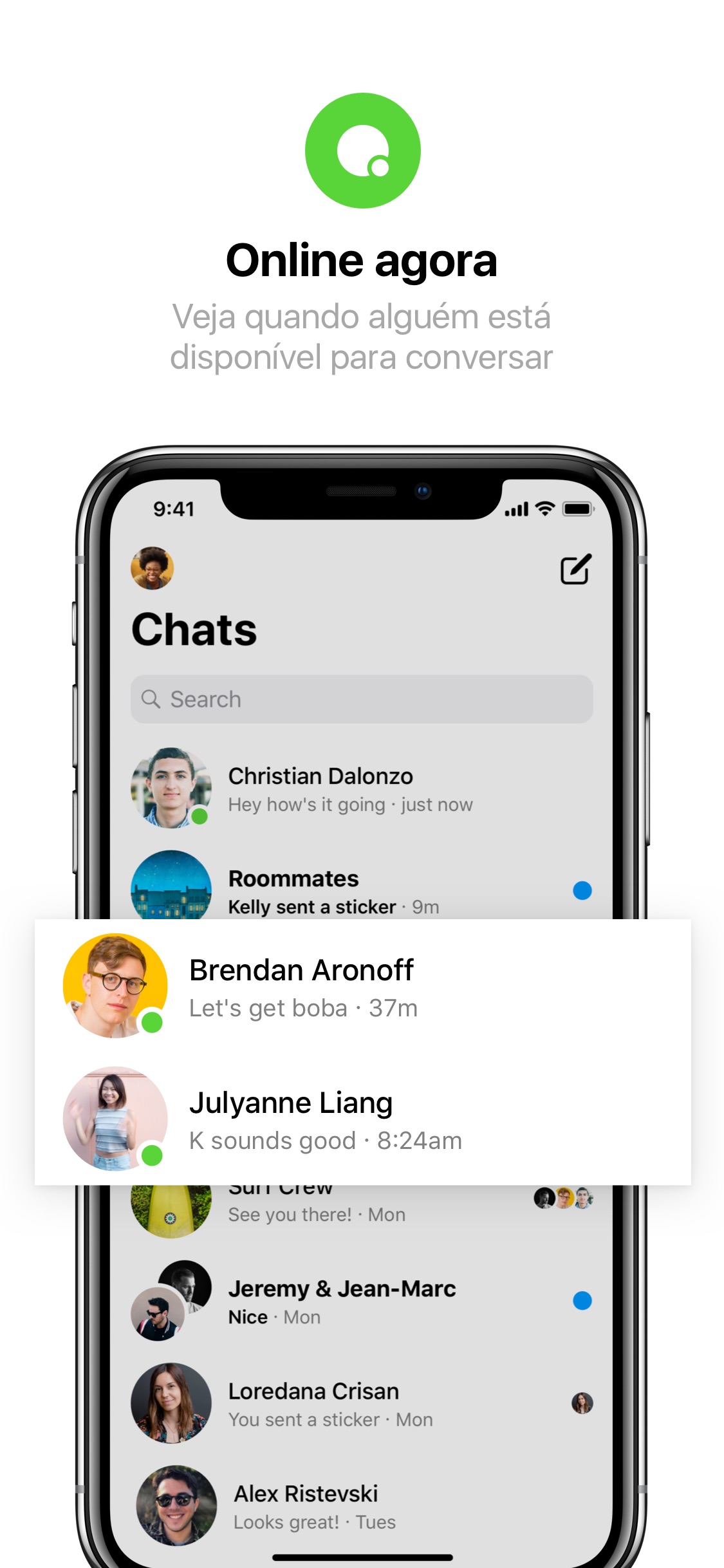 Screenshot do app Messenger Lite
