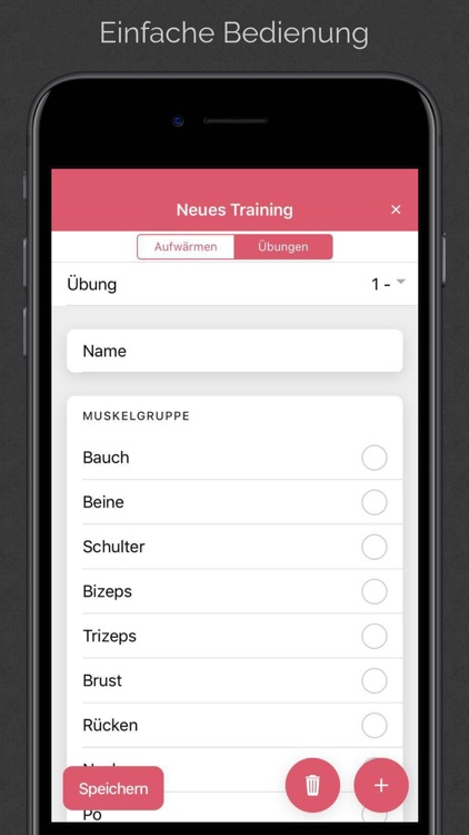 Einfaches Trainingstagebuch