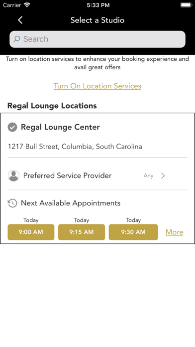 Regal Lounge screenshot 3