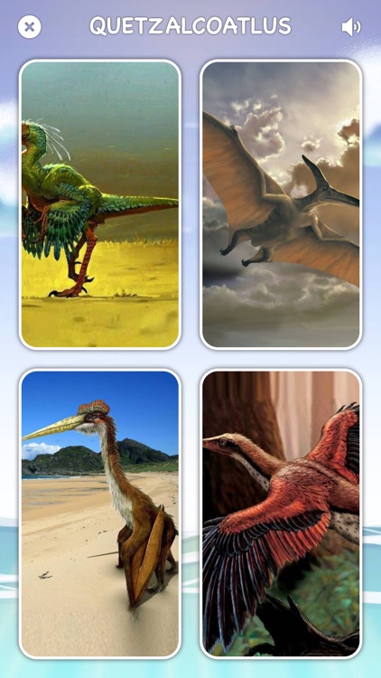 Cards of Dinosaurs for Toddler