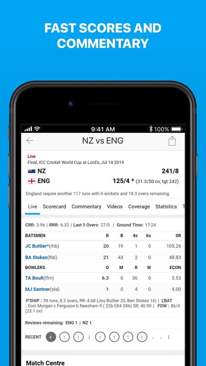 Cricinfo - Live Cricket Scores by ESPN