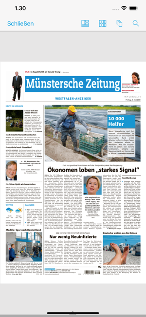 Mz Epaper Munstersche Zeitung En App Store