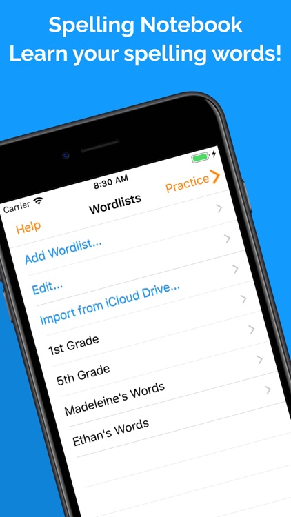 Spelling Notebook Premium