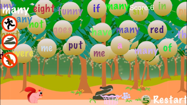 Squirrel Sight Words screenshot-4