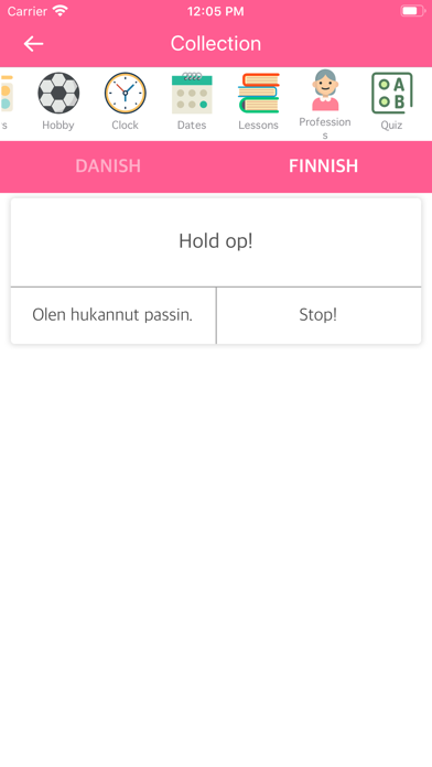 Danish Finnish Dictionary screenshot 3