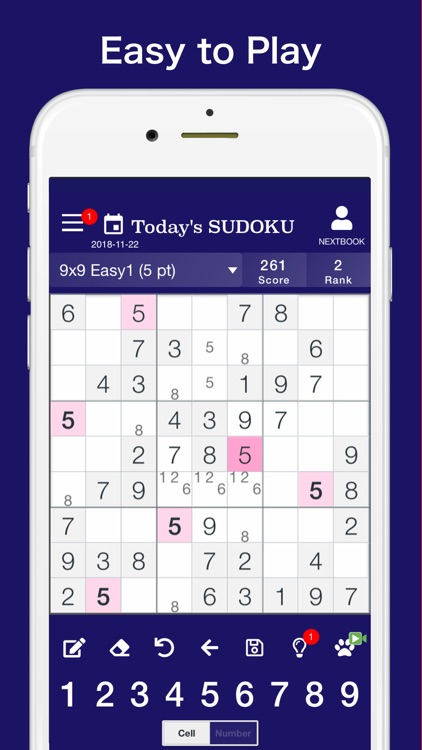 Sudoku — Next Number Puzzle