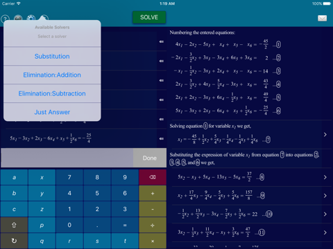 Math Equation Solver - ESolver screenshot 2