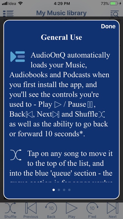 AudioOnQ screenshot-6