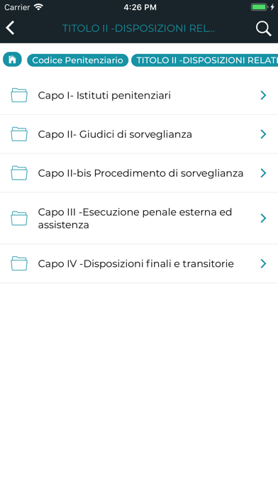 Codice Penitenziario screenshot 3