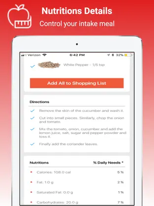 Billede 5 Recipe World - Healthy Recipes iphone