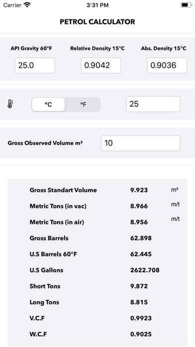 Petrol Calculator screenshot 2