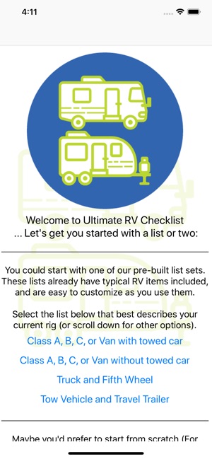 Ultimate RV Checklist